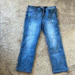 Democracy Women's Straight Blue Jeans